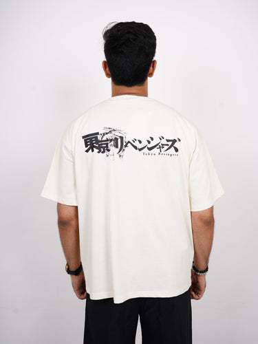 Kazutora Hanemiya (Reflective) : Tokyo Revengers Drop sleeved  Tee For Men and Women