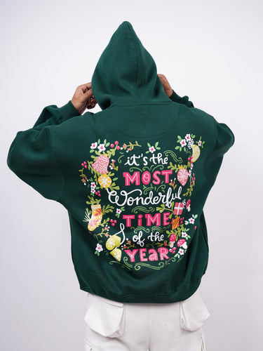 Most Wonderful Time : Heavyweight Baggy Hoodie For Men and Women