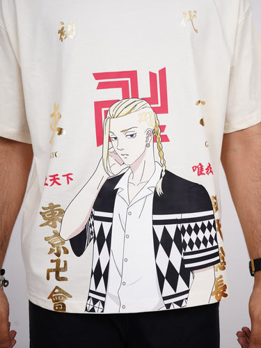 Ken Ryuguji : Tokyo Revengers Drop sleeved  Tee For Men and Women