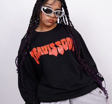 Travis Scott: Utopia Cartoon Art : Heavyweight Baggy Sweatshirt For Men And Women