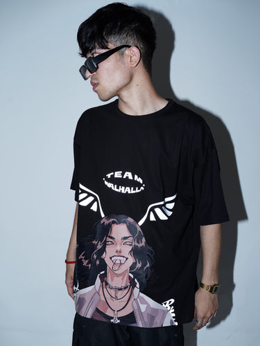 Keisuke Baji (Reflective) : Tokyo Revengers Drop sleeved  Tee For Men and Women