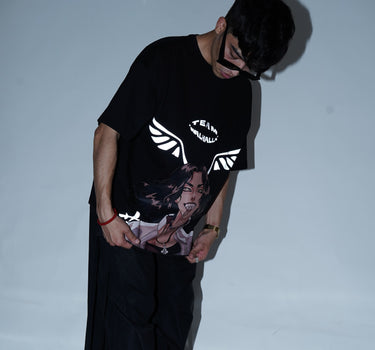 Keisuke Baji (Reflective) : Tokyo Revengers Drop sleeved  Tee For Men and Women