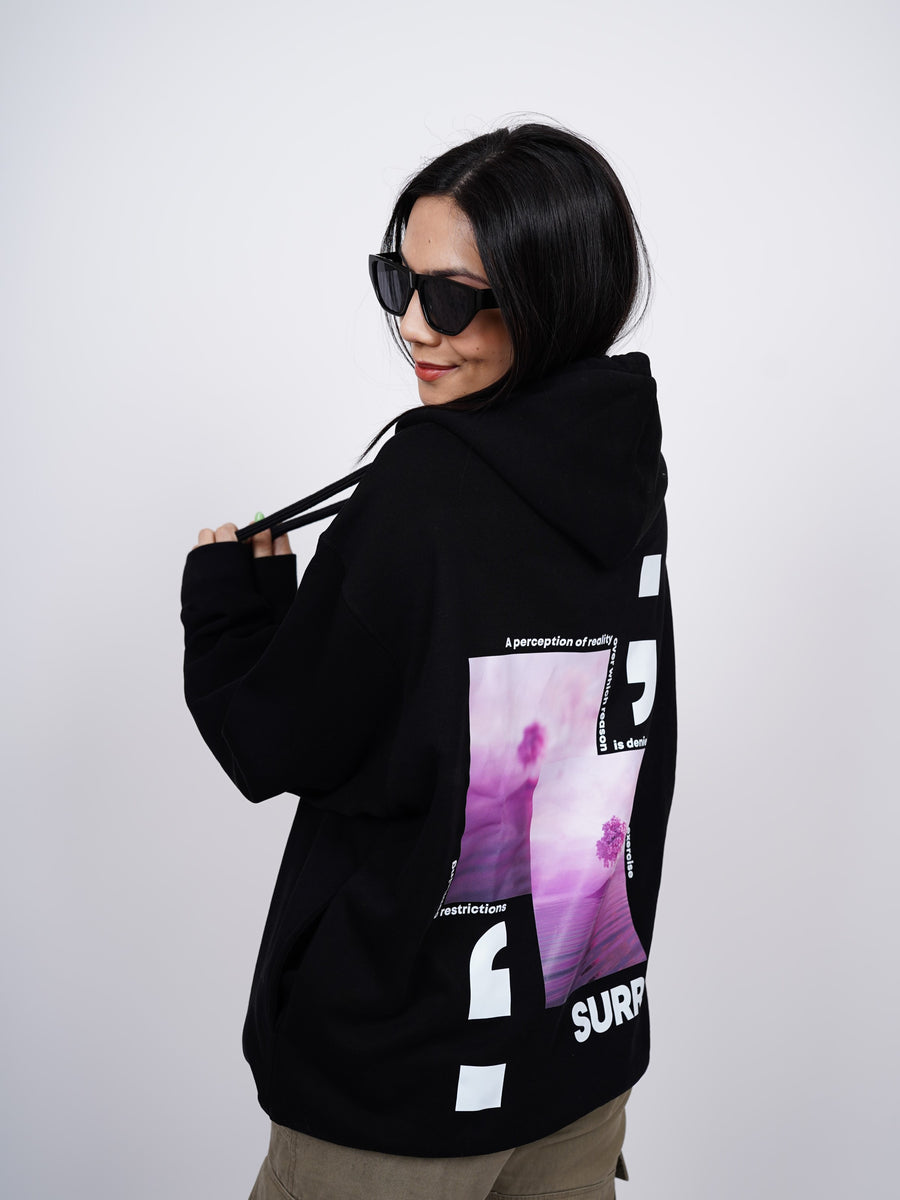 Surreal - Heavyweight Baggy Hoodie For Men and Women