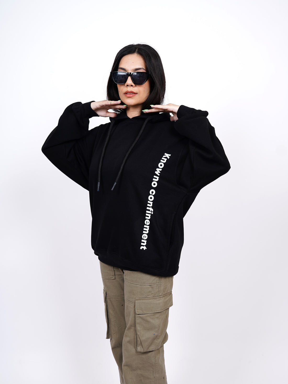Non-Confinement - Heavyweight Baggy Unisex Hoodie