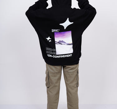 Non:Confinement : Heavyweight Baggy Hoodie For Men and Women