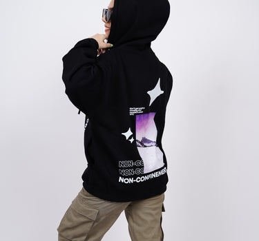 Non:Confinement : Heavyweight Baggy Hoodie For Men and Women