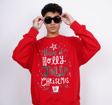 Holly Jolly Christmas : Heavyweight Baggy sweatshirt For Men And Women