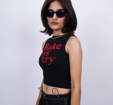 Make Boys Cry : Burger Bae Sleeveless Rachel Tank For Women