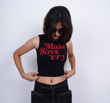 Make Boys Cry : Burger Bae Sleeveless Rachel Tank For Women