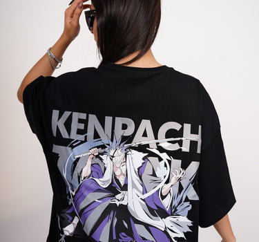 Kenpachi Zaraki (Reflective) : Bleach Drop Sleeved  Tee For Men and Women