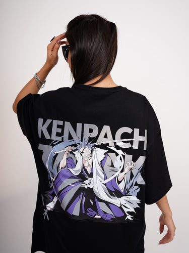Kenpachi Zaraki (Reflective) : Bleach Drop Sleeved  Tee For Men and Women