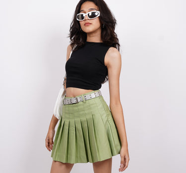 Basic : Burger Bae (Black) Sleeveless Rachel Tank For Women