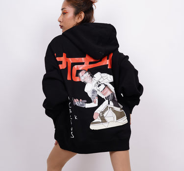 Travis Scott: Utopia Cartoon Art Heavyweight Baggy Hoodie For Men and Women