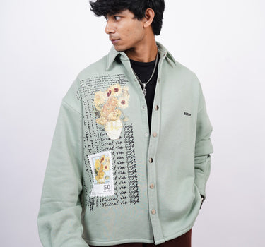 Van Gogh x Burger Shacket for Men and women