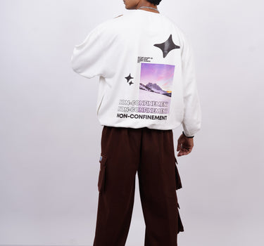 Non:Confinement : Heavyweight Baggy Sweatshirt For Men And Women