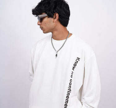 Non:Confinement : Heavyweight Baggy Sweatshirt For Men And Women