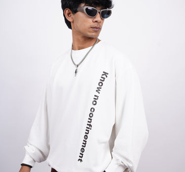 Non:Confinement : Heavyweight Baggy Sweatshirt For Men And Women