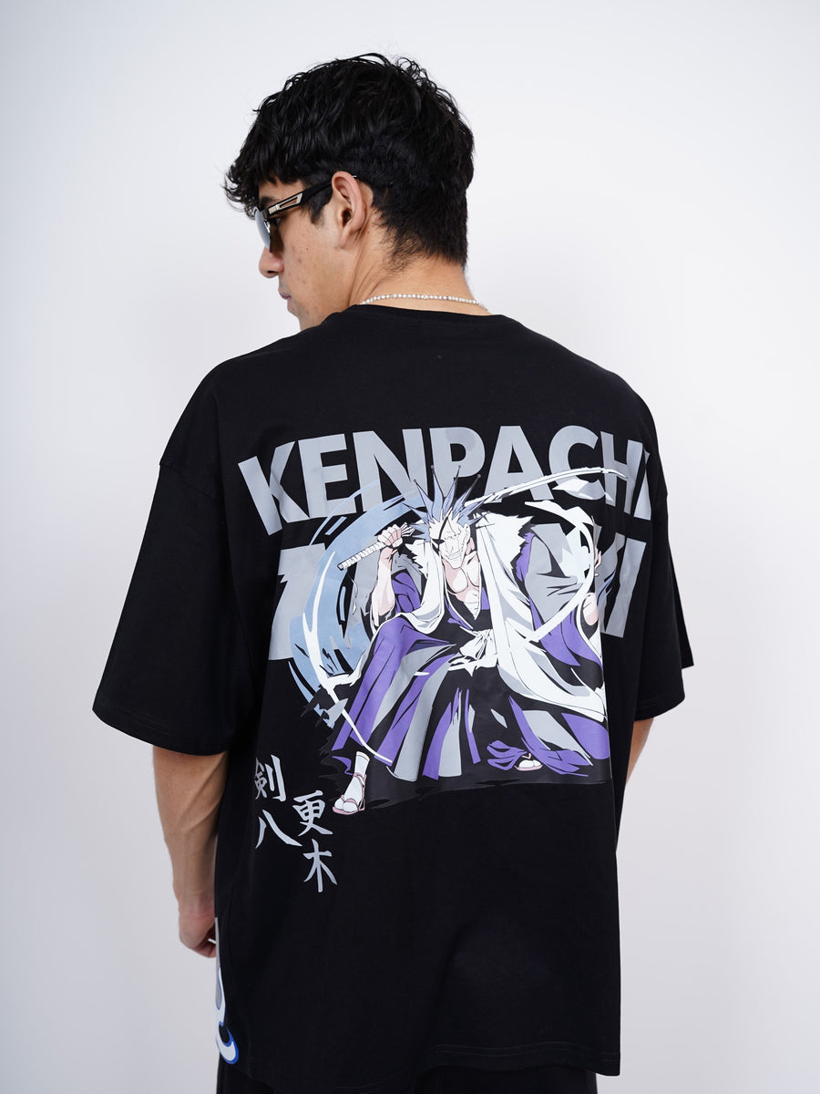 Kenpachi Zaraki (Reflective) - Bleach Drop Sleeved  Tee For Men and Women