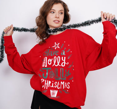 Holly Jolly Christmas : Heavyweight Baggy sweatshirt For Men And Women