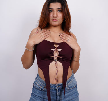 Maeve Cut Out Burger Bae Utility tank for women