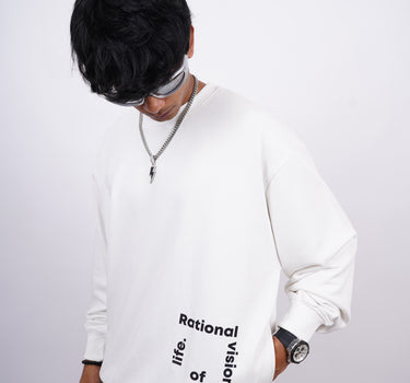 Surreal : Heavyweight Baggy Sweatshirt For Men And Women