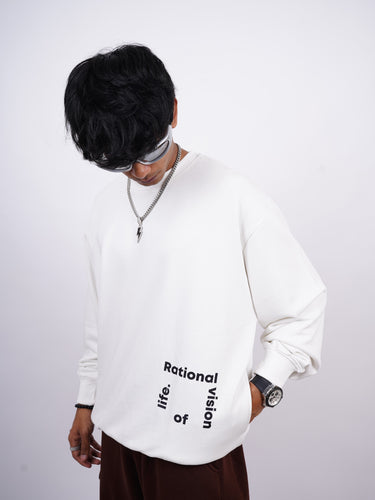 Surreal : Heavyweight Baggy Sweatshirt For Men And Women