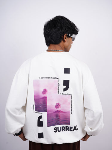 Surreal : Heavyweight Baggy Sweatshirt For Men And Women