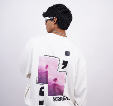 Surreal : Heavyweight Baggy Sweatshirt For Men And Women