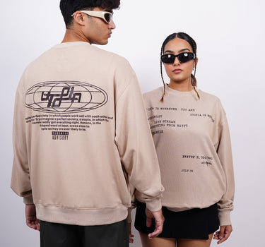 Travis Scott : The Pyramids Heavyweight Baggy Sweatshirt For Men And Women