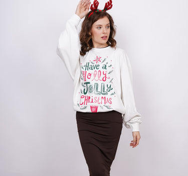 Holly Jolly Christmas : Heavyweight Baggy sweatshirt For Men And Women