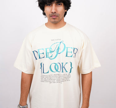 The deeper look : Vision Drop Sleeved  tee   For Men and Women