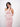Baby Pink Layla Evening Dress : Burger Bae (Full Length Maxi dress with Gloves)