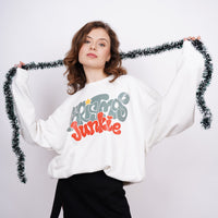 Christmas Junkie - Heavyweight Baggy Sweatshirt For Men And Women