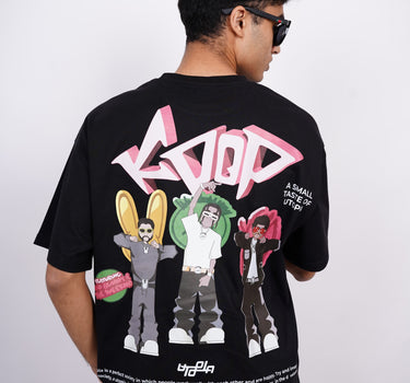 Travis Scott : K Pop : Round Neck Drop Sleeved  tee For Men and Women