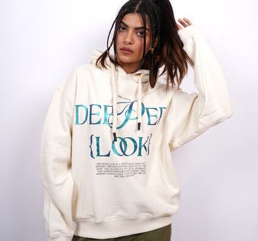 The deeper look : Vision Heavyweight Baggy Hoodie For Men and Women