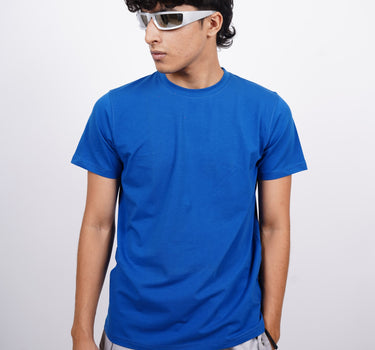 Basic : Burger Bae Round Neck Regular Fit  Tee For Men and Women