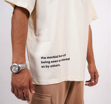 The scopophobia tee : Vision Drop Sleeved  tee   For Men and Women