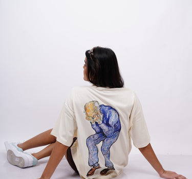 Van Gogh : At Eternity's gate Drop Sleeved  Tee For Men and Women