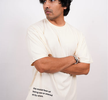 The scopophobia tee : Vision Drop Sleeved  tee   For Men and Women