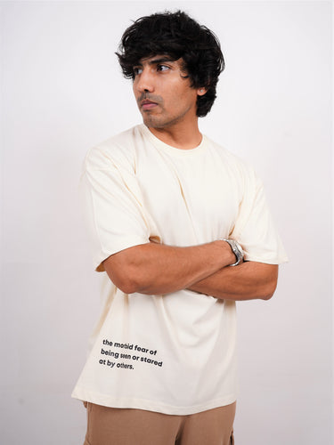 The scopophobia tee : Vision Drop Sleeved  tee   For Men and Women