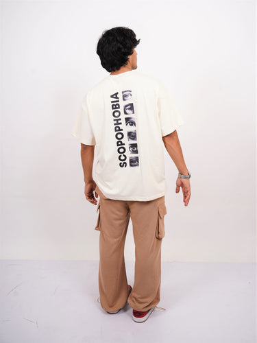 The scopophobia tee : Vision Drop Sleeved  tee   For Men and Women