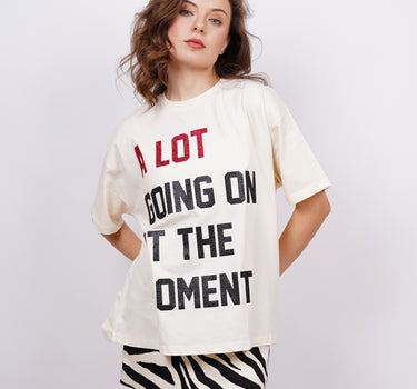 Taylor Swift : A lot is going on at the moment Drop Sleeved Tee For Women