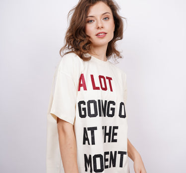 Taylor Swift : A lot is going on at the moment Drop Sleeved Tee For Women