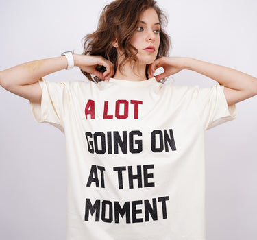 Taylor Swift : A lot is going on at the moment Drop Sleeved Tee For Women