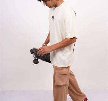 The how far can you see tee : Vision Drop Sleeved  tee   For Men and Women