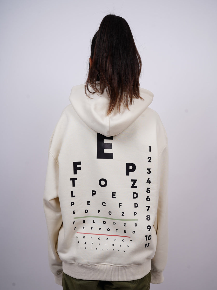 The test your vision Hoodie - Vision Heavyweight Baggy Unisex Hoodie