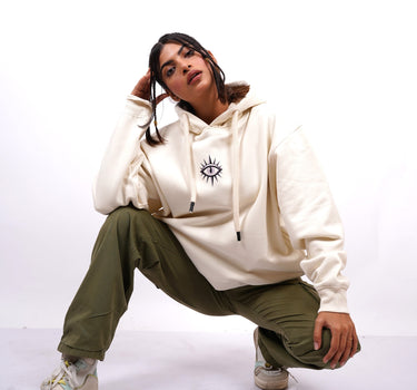 The test your vision Hoodie : Vision Heavyweight Baggy Hoodie For Men and Women
