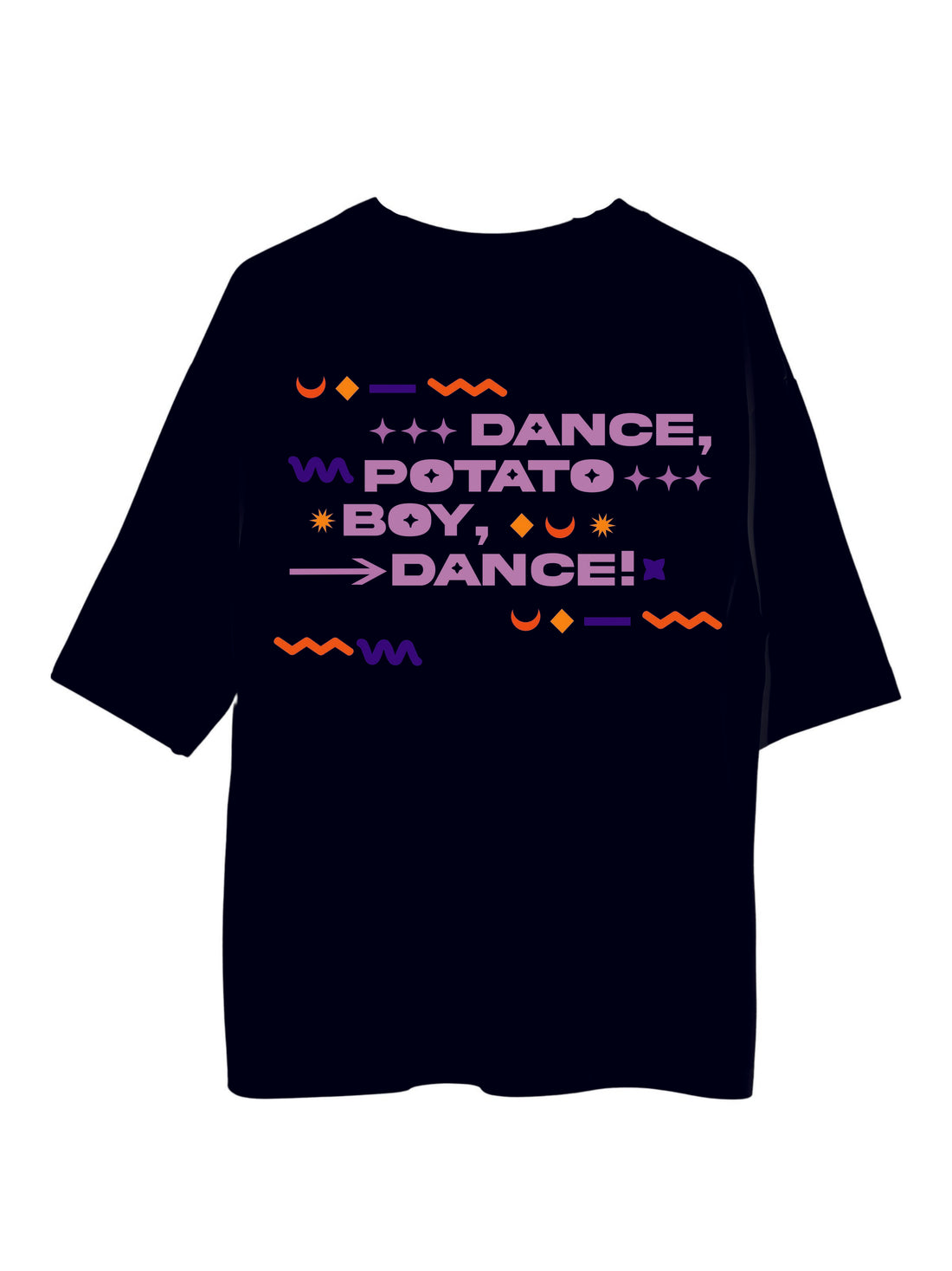 Dance Potato Boy Dance - Burger Bae Oversized Unisex Tee