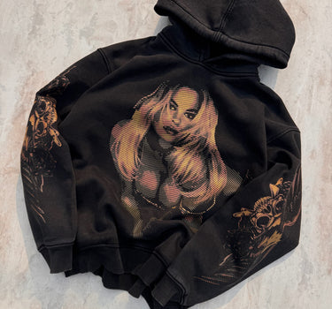 Playboy Club- Enzyme Wash Hoodie