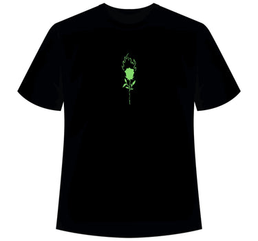 School Kills Artist (Green Glow) Drop:Sleeved Tee   For Men and Women